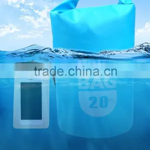 Foldable Outdoor Waterproof Plastic Dry Bag With Shoulder Strap Dry Sack for Kayaking thumbnail-3