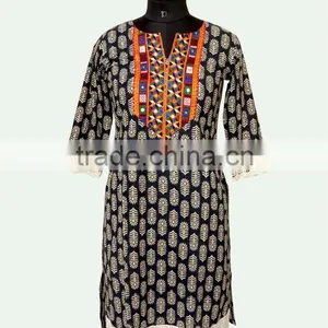 Cotton Kurti Suppliers Online thumbnail-1