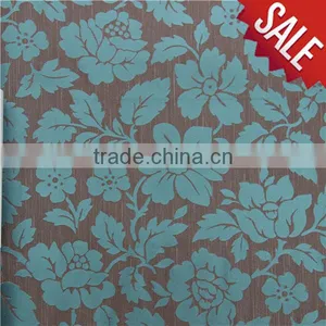 2016 Home Decorative Cheap Embossing Vinyl PVC Wallpaper Building Material thumbnail-1