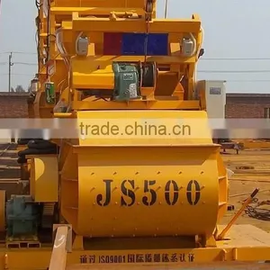 JS500 ISO Approved Mini Concrete Mixer With Good Performance thumbnail-2