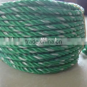 4 Strands Twisted 26mm PE Plastic Rope for Shipping and Fishery thumbnail-1