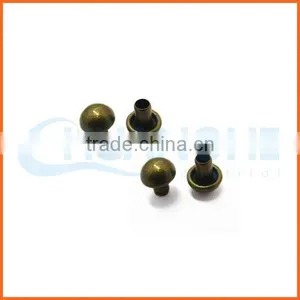 High Quality Bright Nickel Metal Hollow Rivet thumbnail-1