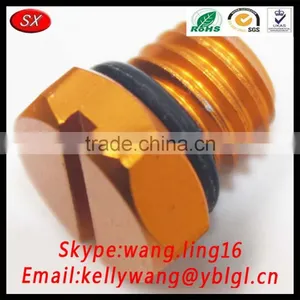Dongguan Factory OEM Hot Sale New CNC Turning Billet Air Bleeder Screws For GM 2001-2016 Diesel Gold Fuel Filter thumbnail-2