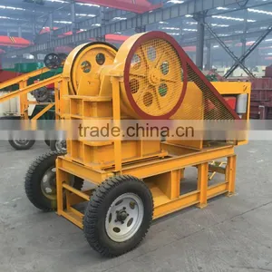 Diesel Engine Type Stone Jaw Crusher, Mobile Type Rock Jaw Crusher for Sale thumbnail-5