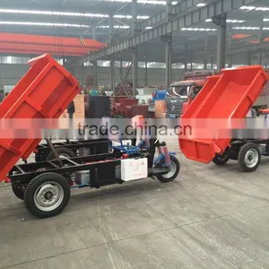 High Quality Mini Three Wheel Dumper Trike for Underground Mining thumbnail-1