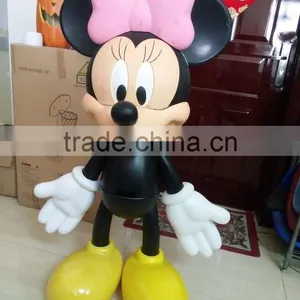 OEM Blow Molding Plastic Large Animal Figurines Elephant Craft 3D Cartoon Character thumbnail-1