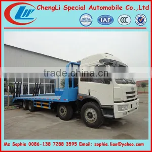 FAW 8x4 Bulldozer Loading Trucks,heavy Duty Truck Transportation,flat Transport Truck thumbnail-1