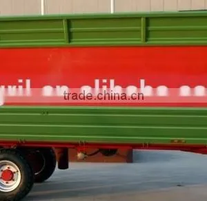 Tractor Hydraulic Farm Tandem Tippping Trailer, Tipping Wagon, Dump Trailer, Dump Wagon 5 Ton, Rear and Side Tipping thumbnail-3
