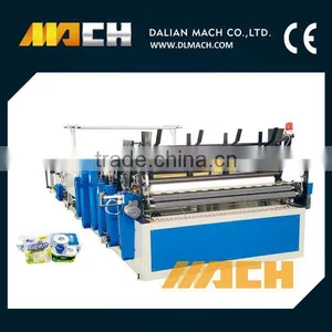 PLC Fully Automatic Embossing & Perforating Small Toilet Paper Making Machine thumbnail-1