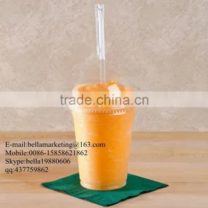 Clear Plastic Dome Lid With Vented Holes, Fit 12oz,14oz,16oz, 20oz, 24oz Cold Drinking Cup thumbnail-1