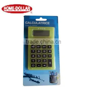 Colorful Promotional Transparent LOGO MINI Calculator thumbnail-1