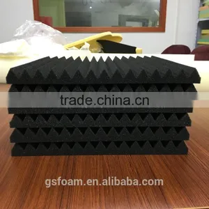 High Quality Customized Acoustic Foam Panels / High Density Soundproofing Foam With Wedge/egg/pyramid Shape thumbnail-4