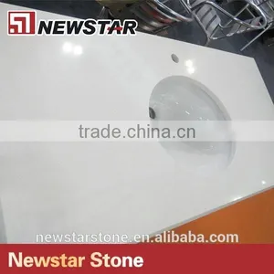Pure White Quartz Bathroom Countertops,quartz Bathroom Countertop thumbnail-1