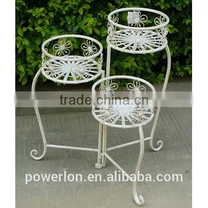 Anti-rust 3 Tier Metal Planter Stand Pots thumbnail-5