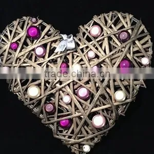 Christmas Woven Wicker Hearts for Sale thumbnail-1