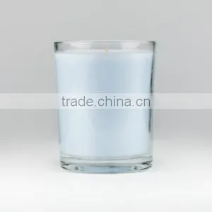Haonai Wholesale Clear Glass Votive Candle Holders Wedding Christening Table Decor thumbnail-6