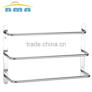 Wholesale Hotel Bathroom Accessories Wall Mount Stainless Steel Towel Rack thumbnail-2