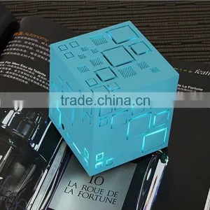 New Arrival Magic Cube Wireless Bluetooth Speaker With LED Flashlight/FM Radio Portable Q Plus Rubik's Cube Bluetooth Speaker thumbnail-4