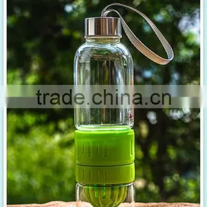 Hot Sale Glass Lemon Water Bottle / Fresh Juice Drinking Cup thumbnail-1