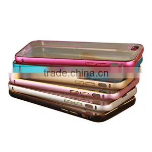 4.7-inch Mobile Phone Bumper & Transparent Rear Plate Back Cover for IPhone6 thumbnail-6