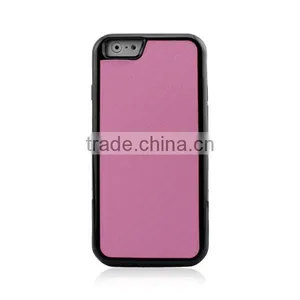 Cheap Price Custom Blank TPU PC Mobile Phone Case Cover With Leather for Iphone 6 6 Plus thumbnail-1