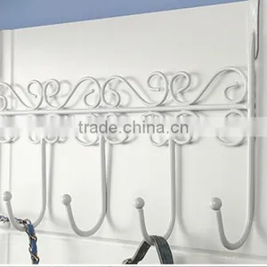 Metal Over The Door Hanging Hooks thumbnail-1