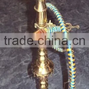Decorative Polished Brass Hookah, Arabic Brass Hookah, Metal Brass Hookah thumbnail-1