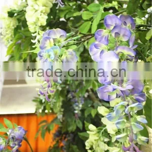 Home Garden Deco 50cm to 400 cm Hight Artificial White Large Chinese Wistaria EDHS1501 1604 thumbnail-6