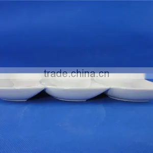 Plates Porcelain Different Shapes White thumbnail-5