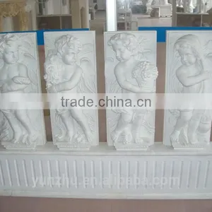 White Marble Stone Relief Sculpture thumbnail-1