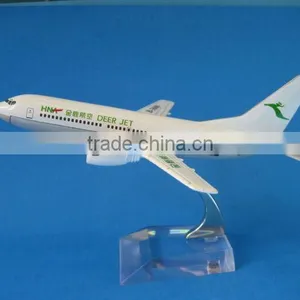 Metal B737-800 -HNA DEER JET Airplane Model thumbnail-1