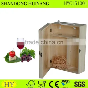 Discount Wholesale Factory Wooden Wine Box thumbnail-2