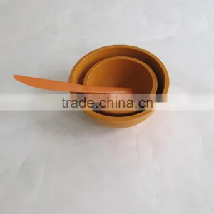 Environmental Unique Pretty Design Bamboo Fiber Bowl Set thumbnail-2