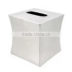Unique White Metal Large Tissue Box for Used thumbnail-1