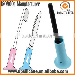 Silicone Rubber Single Pen Holder for Promotion Gift With Package thumbnail-1