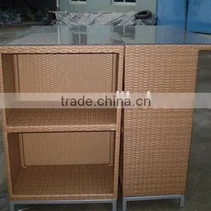 Rattan Corner Cabinet thumbnail-3