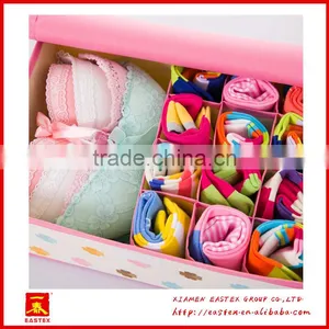High Quality Oxford Cloth 12 Grid Socks/bra/briefs Storage Box thumbnail-1