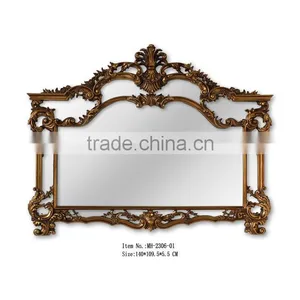 French Antique Wall Mirror and Console Table thumbnail-3