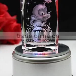 Aries LED 3D Crystal Gift For Promotion thumbnail-4