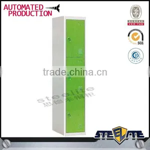Cloth and Shoe Cabinet 3 Door Personal Small Metal Locker thumbnail-6