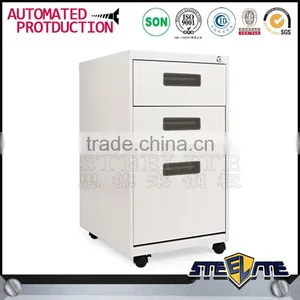 Personal Metal Drawer Cabinet Storage Cabinet 3 Drawer Mobile Pedestal Cabinet thumbnail-4