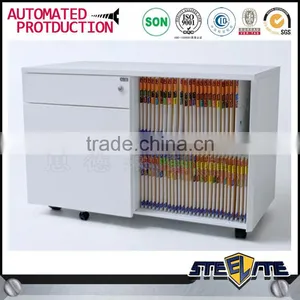 Moder Office Mobile Furniture Metal Steel Tambour Caddies Filing Cabinet thumbnail-1