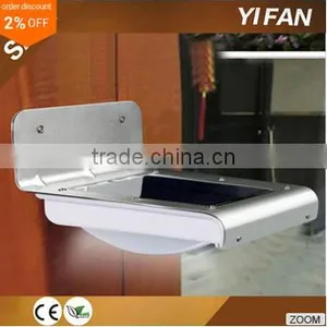 2016 Hot Selling Good Quality Waterproof Outdoor LED Solar Powered Garden Wall Lights / LED Solar Powered Wall Lamps / Solar Pow thumbnail-1