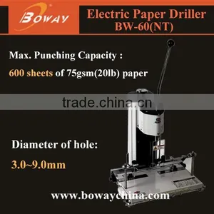 Boway Service 3 to 9 mm Electric Drilling Paper Hole Machine thumbnail-1
