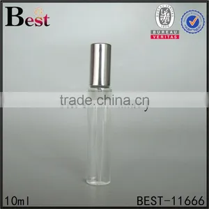 2017 New Products Perfume Bottle 10ml Clear Perfume Bottle 10ml Empty Round Shape Perfume Bottle 10ml With Silver Plastic Cap thumbnail-3