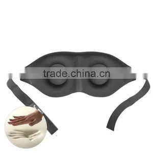Luxury Memory Foam 3D Sleeping Eye Mask Cover Travel Nap Pillow thumbnail-3