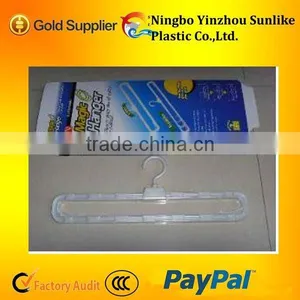 Plastic Flexible Magic Hanger/multi-fonction Plastic Clothes Rack/coat Hanger thumbnail-1