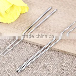 HT69 New Stainless Steel Healthy Chopsticks Gift Bulk Wholesale thumbnail-3
