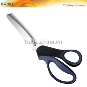 S21010 CE Certificated 9" Dressmaker PP+TPR Handle Pinking Scissors thumbnail-1
