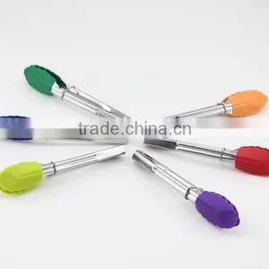 Mini Silicone & Stainless Steel Tongs (Assorted Colors) thumbnail-6